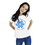 Camiseta para mujer Siberian Wellness (color: blanco, talla: XS) 107018