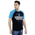 Camiseta para hombre Siberian Super Team CLASSIC (color: azul marino, talla: L) 106911