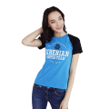 Camiseta para mujer Siberian Super Team CLASSIC (color: azul claro, talla: XS)